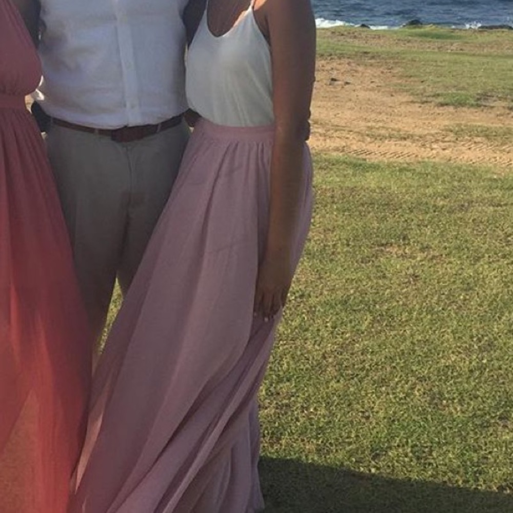 Pink Maxi Skirt